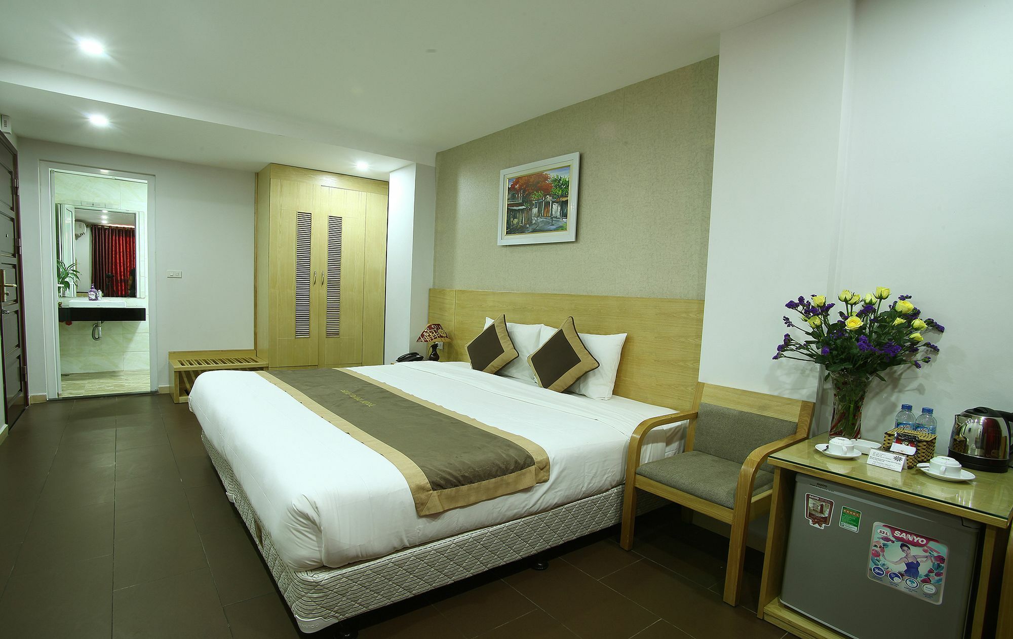 Blue Pearl Hanoi Hotel Bagian luar foto